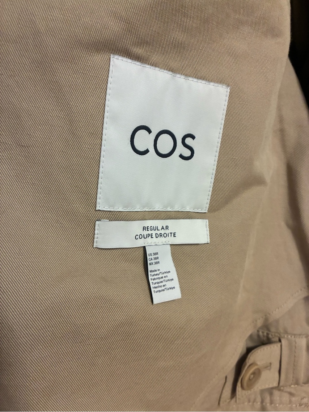 COS Beige Trench Coat
